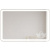 картинка Зеркало Art&Max am-lat-1000-800-ds-f Белое от магазина Сантехстрой