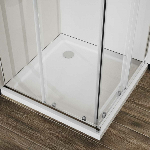 картинка Душевой уголок Vincea City 80х80 VSS-5CT800CL профиль Хром стекло прозрачное от магазина Сантехстрой