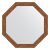 картинка Зеркало Evoform Octagon BY 3662 60x60 сухой тростник от магазина Сантехстрой