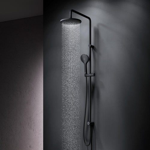 картинка F0790022 Gem,душ.система,набор:верхн.душ d220 мм, ручн.душ 1ф-ция d 110 мм, душ.штанга 1030-1460 мм, от магазина Сантехстрой