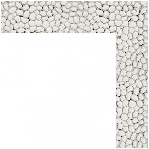 картинка Зеркало Evoform Definite 101х51 BY 3066 в багетной раме - Чеканка белая 46 мм от магазина Сантехстрой