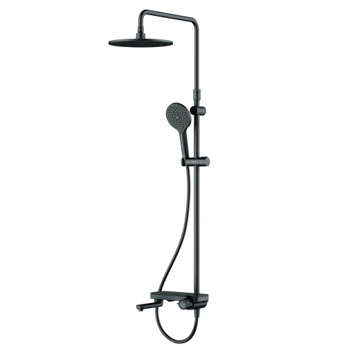 картинка F0780722 Like, душ.система: см-ль-полка д/ванны/душа, душ.штанга 1030-1460мм, верхний душ 220 мм, ру от магазина Сантехстрой