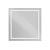 картинка Зеркало BelBagno SPC-KRAFT-800-800-SENS-AL от магазина Сантехстрой