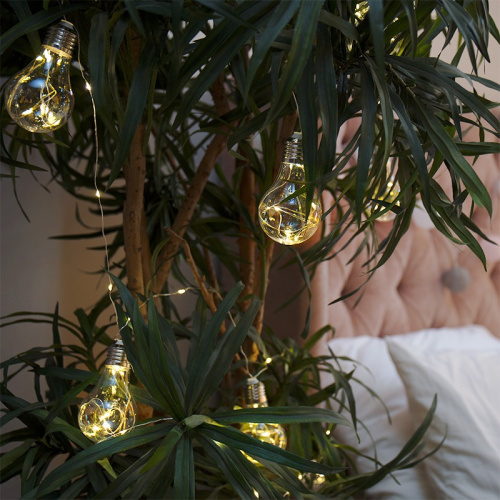 картинка Гирлянда светодиодная Ретро-лампы ,  3 м,  ТЕПЛЫЙ БЕЛЫЙ от магазина Сантехстрой