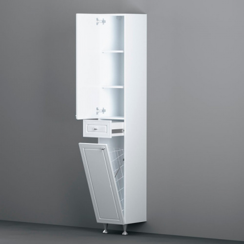 картинка M41CSR0303WG Palace One, шкаф-колонна на ножках, универсальный, 30 см, белый, глянец, шт от магазина Сантехстрой