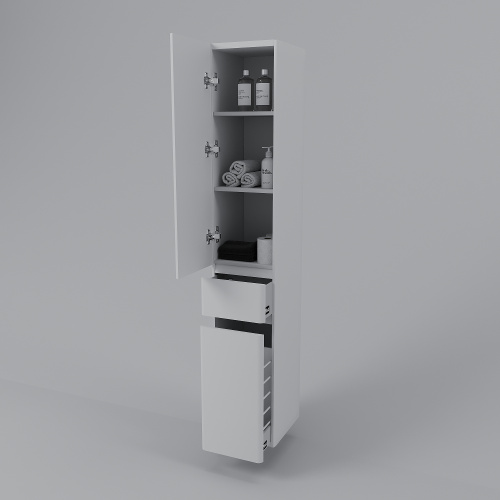 картинка Колонна универсальная "Атлантика 35 L" с корзиной, Люкс антискрейч, PLUS от магазина Сантехстрой