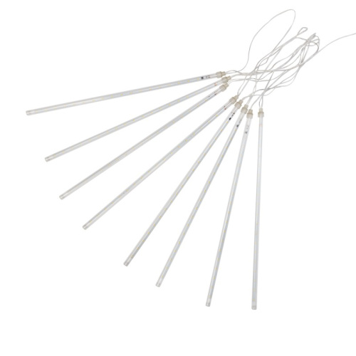 картинка Гирлянда Тающие сосульки светодиодная,  8 шт х 50 см,  шаг 50 см,  230 В,  Теплые Белые светодиоды от магазина Сантехстрой