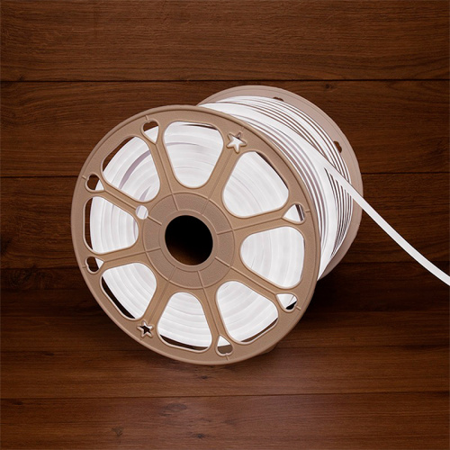 картинка Гибкий неон SMD 8х16мм,  120 LED/м БЕЛЫЙ,  односторонний,  24В,  бухта 50м NEON-NIGHT от магазина Сантехстрой