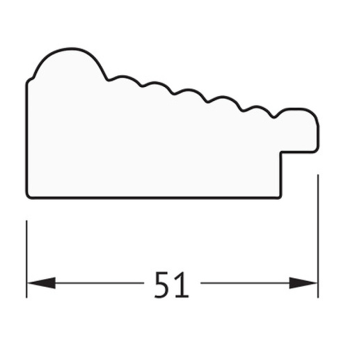 картинка Зеркало Evoform Definite 143х53 BY 1069 в багетной раме - Сухой тростник 51 мм от магазина Сантехстрой