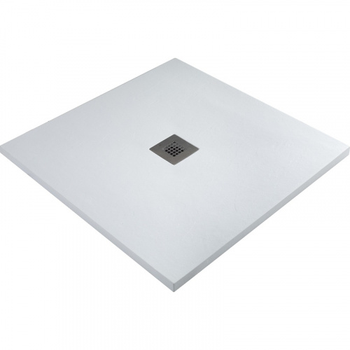 картинка Душевой поддон из искусственного камня Allen Brau Priority 100x90 8.31004-21 Белый камень от магазина Сантехстрой