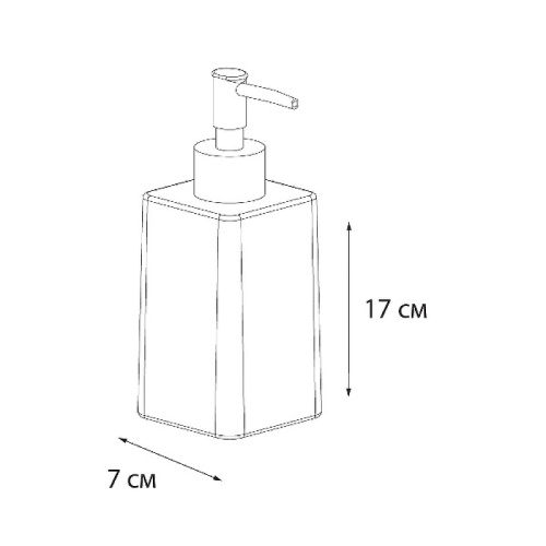 картинка Дозатор жидкого мыла Fixsen Twist FX-1569A-1 Мультиколор от магазина Сантехстрой