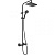 картинка Душевая система Hansgrohe Vernis Shape Showerpipe 26286670 с термостатом Черный матовый от магазина Сантехстрой