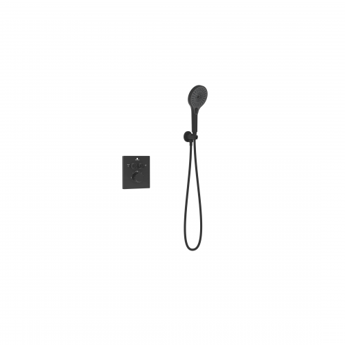 картинка Душевой комплект Inspire VSFW-3I21MT5MB встраиваемый, термостатический, двухрежимный, черный от магазина Сантехстрой