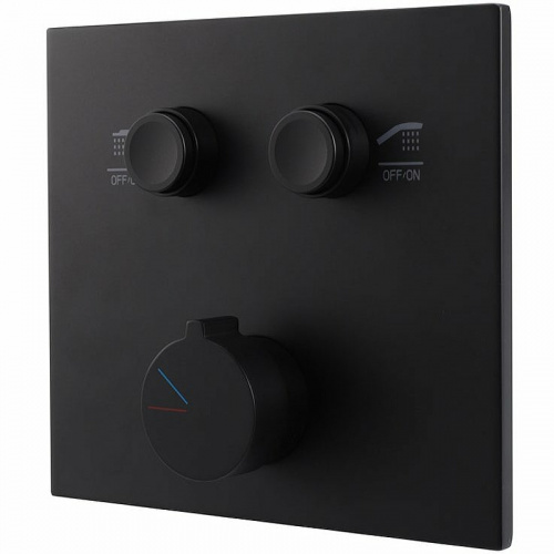 картинка Душевая система Vincea VSFW-4211MB Черная матовая от магазина Сантехстрой
