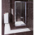 картинка Душевая дверь в нишу Ravak BLDP2-100 сатин+transparent L от магазина Сантехстрой