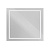 картинка Зеркало BelBagno SPC-KRAFT-900-800-SENS-AL от магазина Сантехстрой