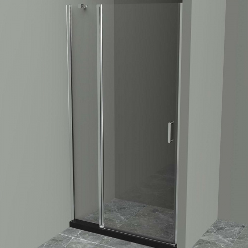 картинка Душевая дверь BelBagno Uno 90 UNO-B-12-30+60-C-Cr профиль Хром стекло прозрачное от магазина Сантехстрой