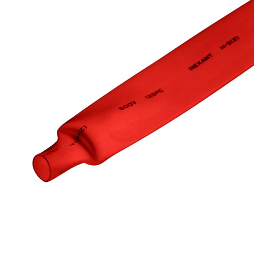 картинка Трубка термоусаживаемая ТУТ нг 20,0/10,0мм,  красная,  упаковка 10 шт.  по 1м REXANT от магазина Сантехстрой