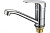 картинка смеситель для кухни/умывальника d-lin с поворотным изливом, хром d151302-6