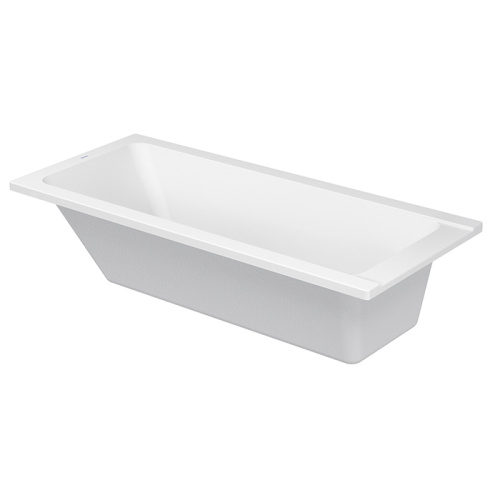 картинка Duravit D-Code  Ванна акриловая 1700х750 мм см, встраиваемая, с 1 наклоном для спины, выпуск в зоне ног, цвет белый от магазина Сантехстрой