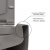 картинка Унитаз BERGES подвесной EGO XL матовый серый Rimless 54 см, сиденье EGO XL Slim SO матовый серый, микролифт , быстросъем от магазина Сантехстрой