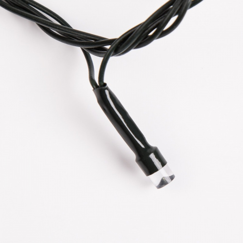 картинка Гирлянда Твинкл Лайт 10 м,  темно-зеленый ПВХ,  80 LED,  цвет: Синий от магазина Сантехстрой