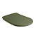 картинка Kerasan Nolita Сиденье для унитаза SLIM быстросъемное, цвет Verde, петли хром (микролифт) от магазина Сантехстрой