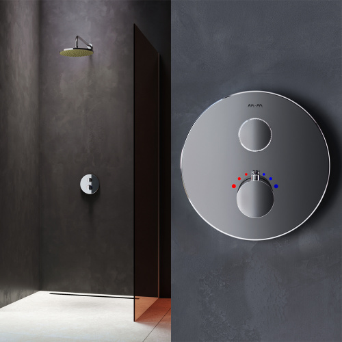 фото f50a75700_ххх inspire v2.0, touchreel смеситель для 1 потребителя с термостатом, монтируемый в стену