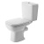 картинка Duravit D-Code Унитаз моноблок  355x650мм, с отдельным бачком (не вкл. бачок), включая крепление,слив в стену , Цвет белый от магазина Сантехстрой