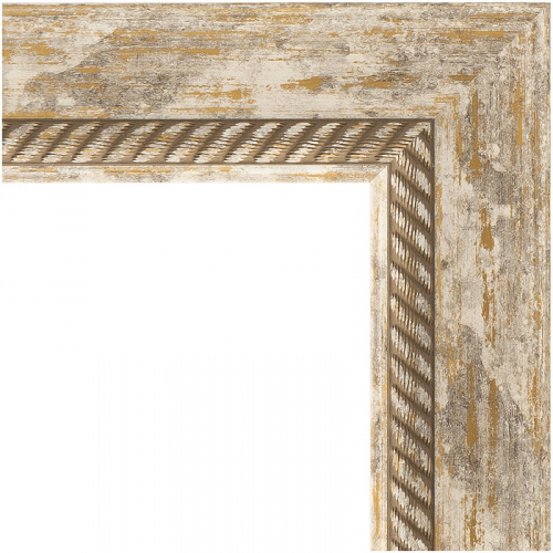 картинка Зеркало Evoform Exclusive-G Floor 198х108 BY 6344 с гравировкой в багетной раме - Прованс с плетением 70 мм от магазина Сантехстрой