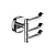 картинка Крючок тройной AQUATEK БЕТТА, хром AQ4632CR от магазина Сантехстрой
