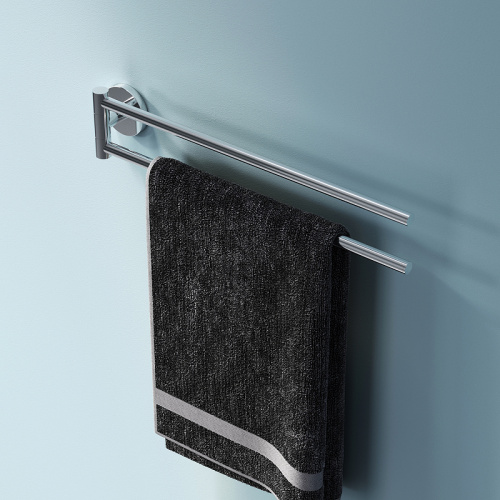 картинка A85A32600 X-Joy, Двойная вешалка-вертушка для полотенец от магазина Сантехстрой