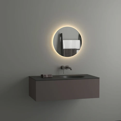 картинка Зеркало круглое Evoform Ledshine BY 2552 50x50 от магазина Сантехстрой