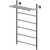 картинка Водяной полотенцесушитель Aquanet Mauro 80x50 282321 с полкой Хром от магазина Сантехстрой
