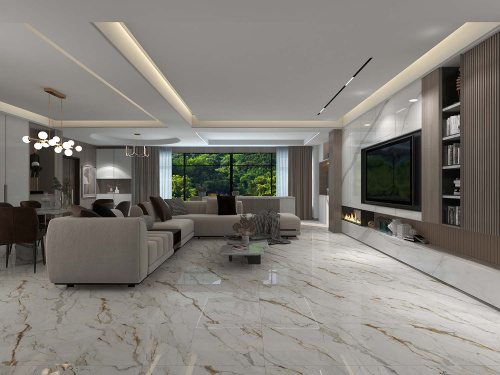 картинка Плитка керамогранитная AZARIO CALACATTA ROYAL GOLD 60x120 Carving (H18004004G) от магазина Сантехстрой