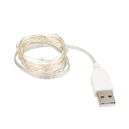 картинка Гирлянда Роса 2 м,  20 диодов, USB,  цвет RGB от магазина Сантехстрой