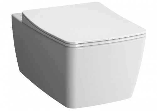 картинка Комплект унитаза с инсталляцией Vitra Metropole 9820B003-7201 с сиденьем Микролифт и клавишей смыва Хром матовый от магазина Сантехстрой