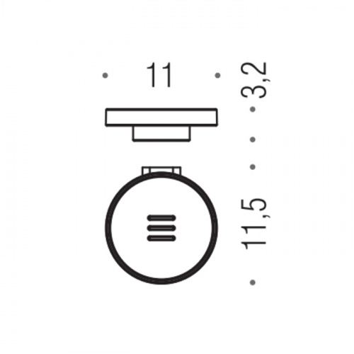 картинка Colombo Mini  Мыльница подвесная , цвет: PVD графит матовый/матовое стекло от магазина Сантехстрой