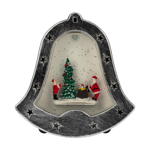 картинка Декоративный светильник Колокольчик с эффектом снегопада NEON-NIGHT от магазина Сантехстрой