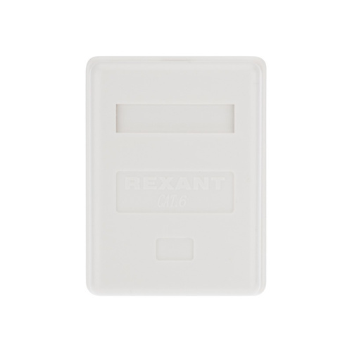 картинка Розетка компьютерная внешняя,  1-порт FTP RJ-45 (8P8C),  CAT 6 REXANT от магазина Сантехстрой