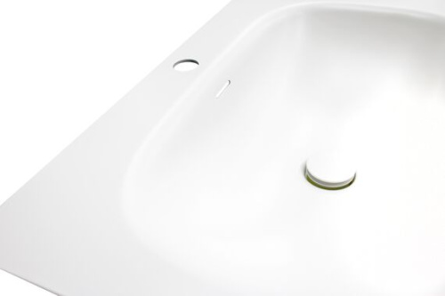 картинка Раковина из авиаля Oliveeka M115W70 белый мат от магазина Сантехстрой