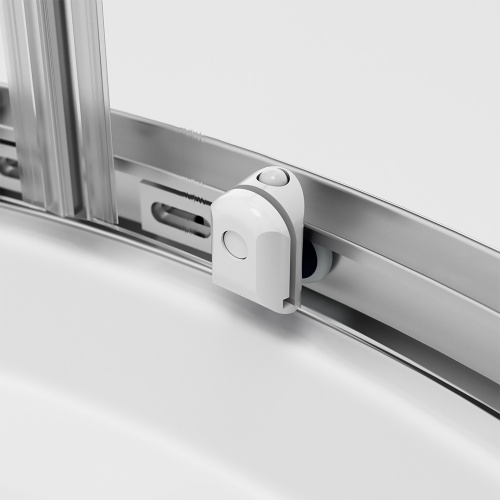 картинка W88G-205-080MT64 X-Joy Twin Slide,  Душевое ограждение без  поддона, 80x80, профиль мат хром от магазина Сантехстрой