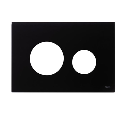 картинка TECE Лицевая панель TECEloop, стекло, цвет - черный (Alape, EMCO) от магазина Сантехстрой