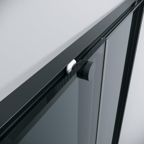 картинка Душ.ограждение 300.K33.01.1190.21.10 Galaxy (110*90*195) черный матовый, стекло тонированное, 2 мест от магазина Сантехстрой