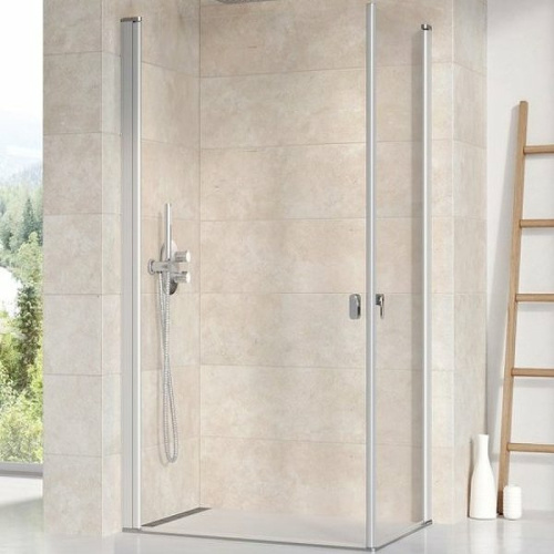 картинка Душевая дверь Ravak Chrome CRV1-100 1QVA0U01Z1 профиль Сатин стекло Transparent от магазина Сантехстрой