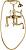изображение смеситель cezares diamond-pbv2-03/24-sw на борт ванны, золото 24 карат, ручки swarovski