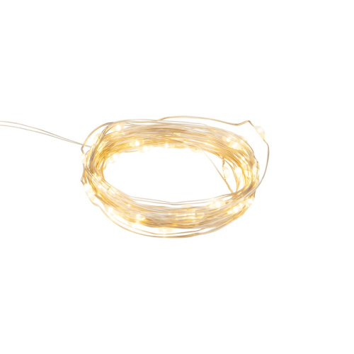 картинка Гирлянда Роса 10 м,  100 LED, USB,  теплое белое свечение NEON-NIGHT от магазина Сантехстрой