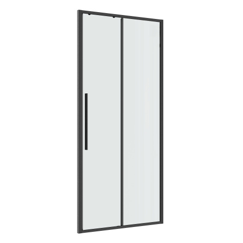картинка Дверь в нишу Niagara Nova NG-34-10AGR (100х195) раздвижная,графит,стекло прозрачное,1 место от магазина Сантехстрой