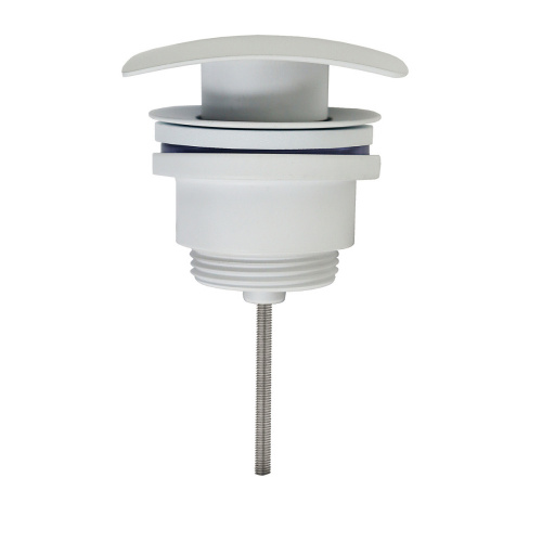 картинка Донный клапан AZARIO для раковины, квадрат, CLIC-CLAC, G 1 1/4, латунь, белый (AZ-106-WHI) от магазина Сантехстрой