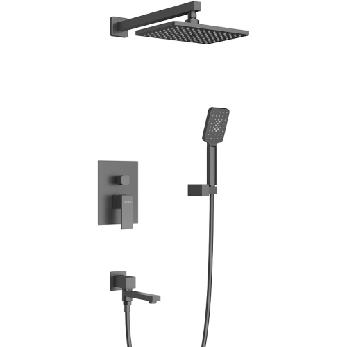 картинка Душевая система Cezares Slider SLIDER-VDSET-NOP Черная матовая от магазина Сантехстрой